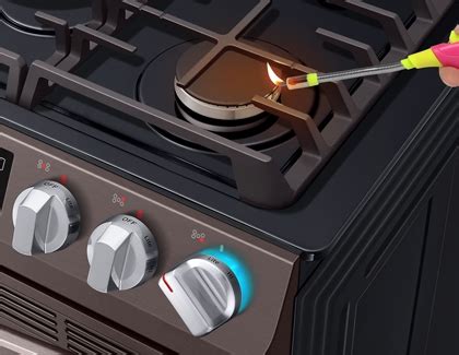 how to light samsung gas stove